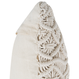 Beliani GOREME - Sierkussen - Beige - 45 x 40 cm - Katoen