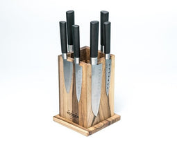 Wooden Magnetic Knife Block - European Walnut