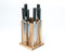 Wooden Magnetic Knife Block - European Walnut