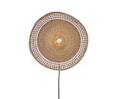 Wall Lamp - PANTANAL - Seagrass - Dia.45Xh.9Cm.