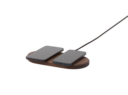 Dual Slim Charging Pad - Walnut