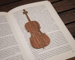 Bookmark Cello - Walnut