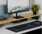 Dual Monitor Stand (114x23cm) – Setup Cockpit – Oak