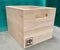 Wooden Vinyl Record Box - Natural Oak 7