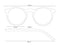 Emma - Round Sunglasses in Walnut Wood