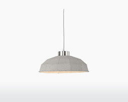 Hanging Lamp - YOSEMITE - Paper Pulp - Light Grey