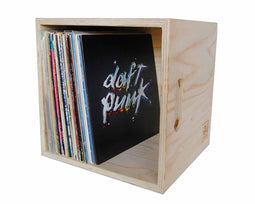 Wooden Vinyl Record Box - Birch