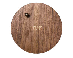 Flyte STORY Levitating Clock - Walnut
