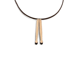 Wooden Necklace – Drumsticks – Maple