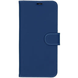 Accezz Wallet Softcase Bookcase Moto E6 Plus - Donkerblauw
