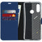 Accezz Wallet Softcase Bookcase Moto E6 Plus - Donkerblauw