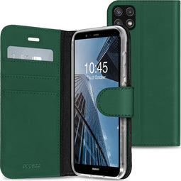 Accezz Wallet Softcase Bookcase Samsung Galaxy A22 (5G) - Groen