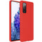 Accezz Liquid Silicone Backcover Samsung Galaxy S20 FE - Rood
