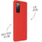 Accezz Liquid Silicone Backcover Samsung Galaxy S20 FE - Rood