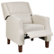 Beliani EGERSUND - TV-fauteuil - Grijs - Fluweel