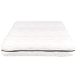 Beliani JOLLY - Traagschuimmatras - Wit - 90 x 200 cm - Traagschuim