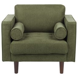 Beliani NURMO - Fauteuil - Groen - Polyester