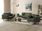 Beliani NURMO - Woonkamer set 6-zits - Groen - Polyester