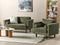 Beliani NURMO - Woonkamer set 3-zits - Groen - Polyester