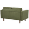 Beliani NURMO - Woonkamer set 3-zits - Groen - Polyester
