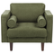 Beliani NURMO - Woonkamer set 3-zits - Groen - Polyester