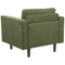 Beliani NURMO - Woonkamer set 3-zits - Groen - Polyester
