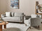 Beliani NURMO - Woonkamer set 4-zits - Taupe - Polyester
