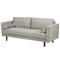Beliani NURMO - Woonkamer set 4-zits - Taupe - Polyester