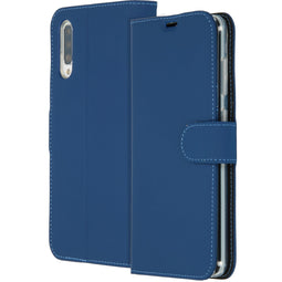 Accezz Wallet Softcase Bookcase Samsung Galaxy A70 - Donkerblauw