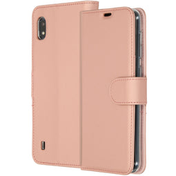 Accezz Wallet Softcase Bookcase Samsung Galaxy A10 - Rosé goud
