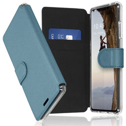Accezz Xtreme Wallet Bookcase iPhone X / Xs - Lichtblauw