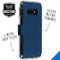 Accezz Xtreme Wallet Bookcase Samsung Galaxy S10e - Donkerblauw