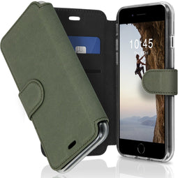 Accezz Xtreme Wallet Bookcase iPhone SE (2022 / 2020) / 8 / 7 - Lichtgroen