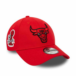 New Era - Chicago Bulls NBA Side Patch Red 9FORTY Adjustable Cap