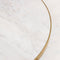 Stalux Salontafelset 'Saar' rond 80 en 60cm, kleur goud wit marmer
