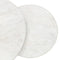 Stalux Salontafelset 'Saar' rond 80 en 60cm, kleur wit wit marmer