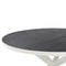 Stalux Ronde eettafel 'Daan' 120cm, kleur wit zwart eiken