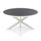 Stalux Ronde eettafel 'Daan' 148cm, kleur wit zwart marmer
