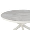 Stalux Ronde eettafel 'Daan' 135cm, kleur wit beton