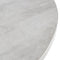 Stalux Ronde eettafel 'Daan' 135cm, kleur wit beton