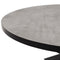 Stalux Ronde eettafel 'Daan' 120cm, kleur zwart beton