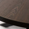 Stalux Ronde eettafel 'Daan' 148cm, kleur zwart bruin hout