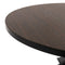 Stalux Ronde eettafel 'Daan' 148cm, kleur zwart bruin hout