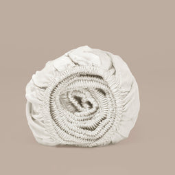 TENCEL™ - Sateen Hoeslaken Off White 180 x 200 x 30