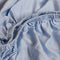 TENCEL™ - Twill Hoeslaken Lichtblauw 200x220x30