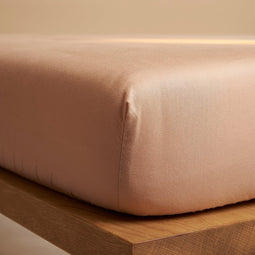 TENCEL™ - Twill Hoeslaken Peach 200x210x30