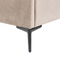 Beliani SEZANNE - Slaapkamerset - Taupe - 140 x 200 cm - Fluweel