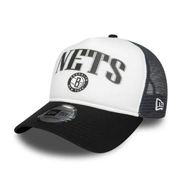 New Era - Brooklyn Nets NBA Retro Grey E-Frame Trucker Cap