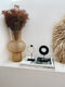 Uma Cantik Guda Round Stone on Stand - Black