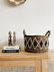 Uma Cantik Planter Low Basket Black - M